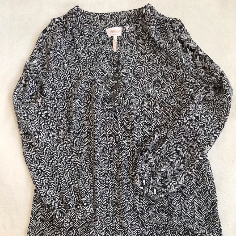 Laundry xs tunic blouse